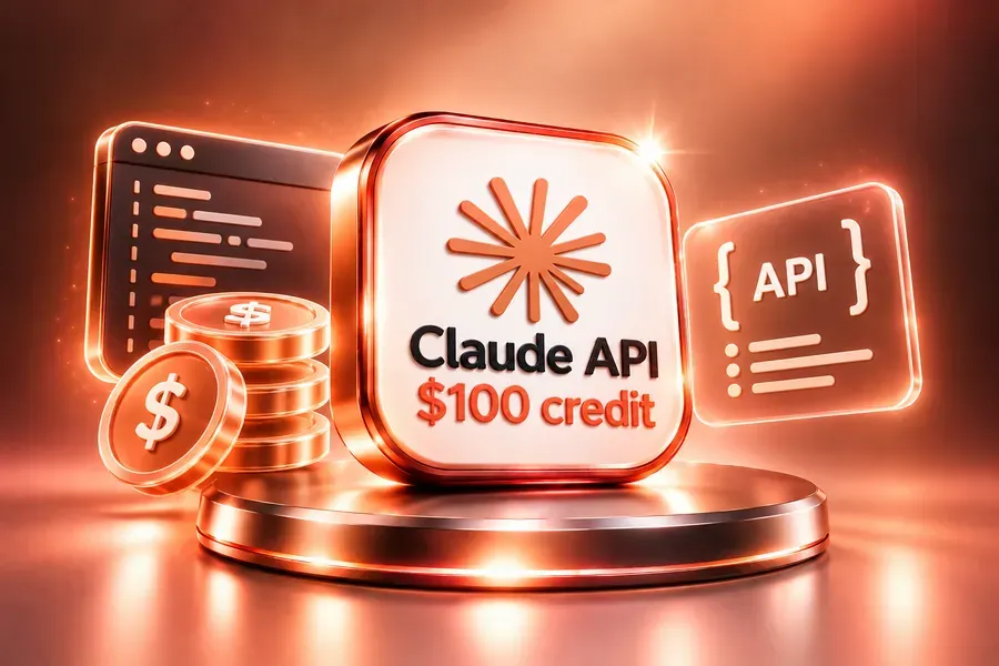 Claude API $100 credit, 30 days — ডেভেলপার ও API
